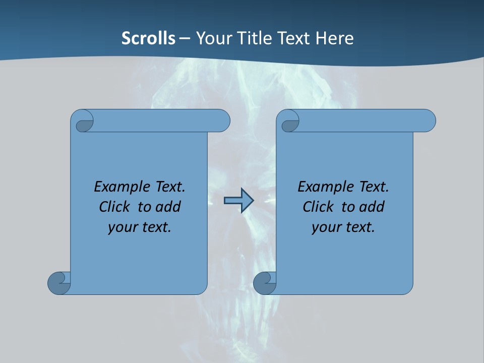 Winter Icon Backdrop PowerPoint Template