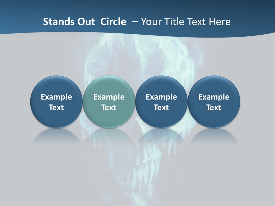 Winter Icon Backdrop PowerPoint Template