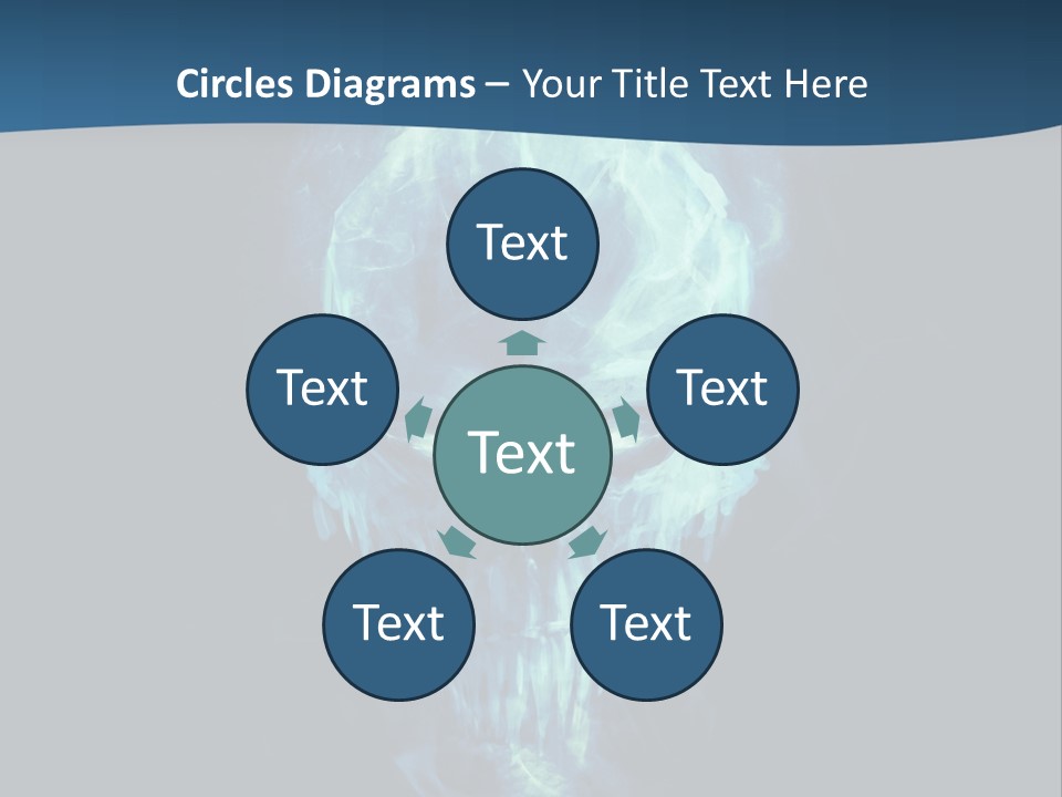 Winter Icon Backdrop PowerPoint Template