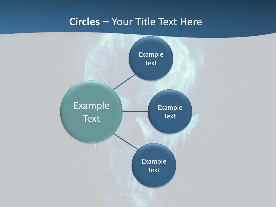 Winter Icon Backdrop PowerPoint Template