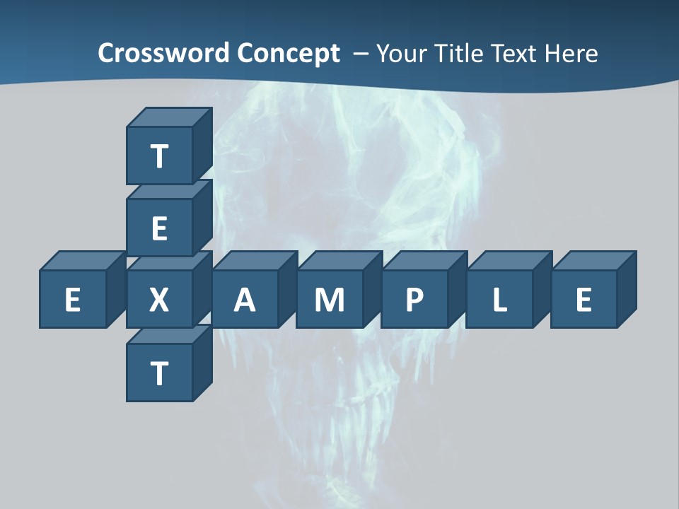 Winter Icon Backdrop PowerPoint Template