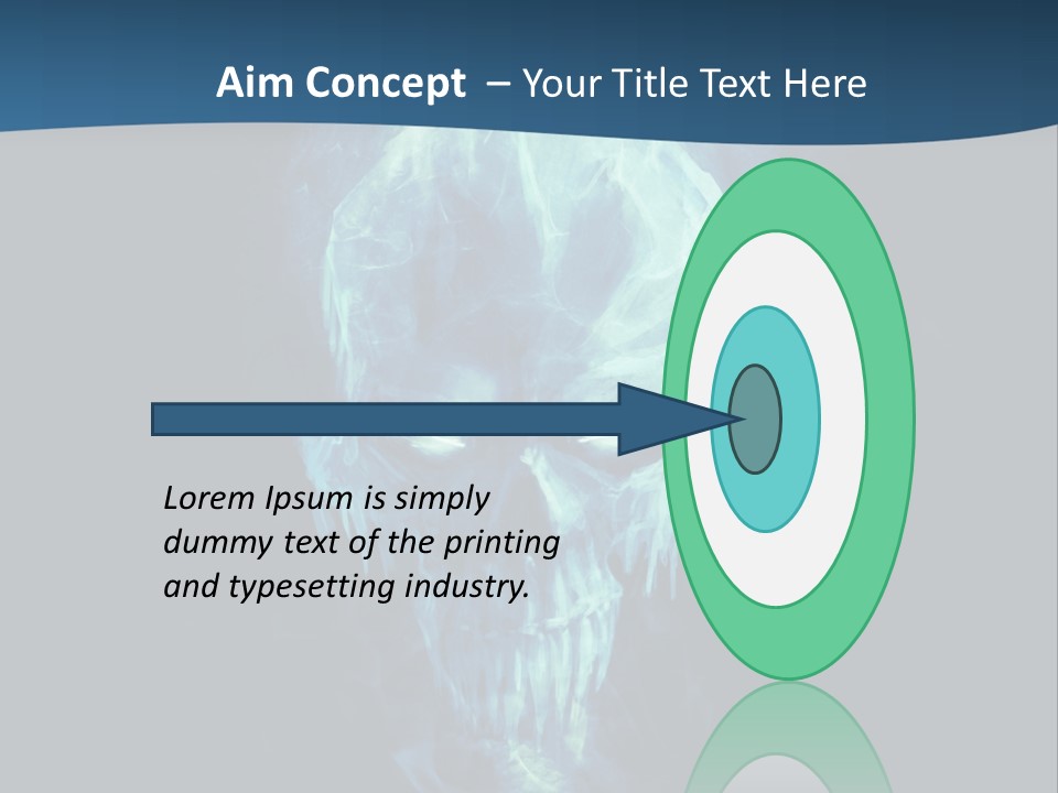 Winter Icon Backdrop PowerPoint Template