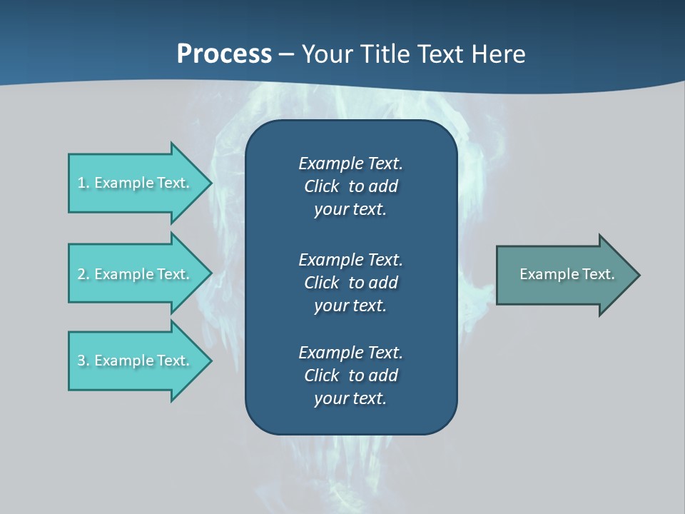 Winter Icon Backdrop PowerPoint Template