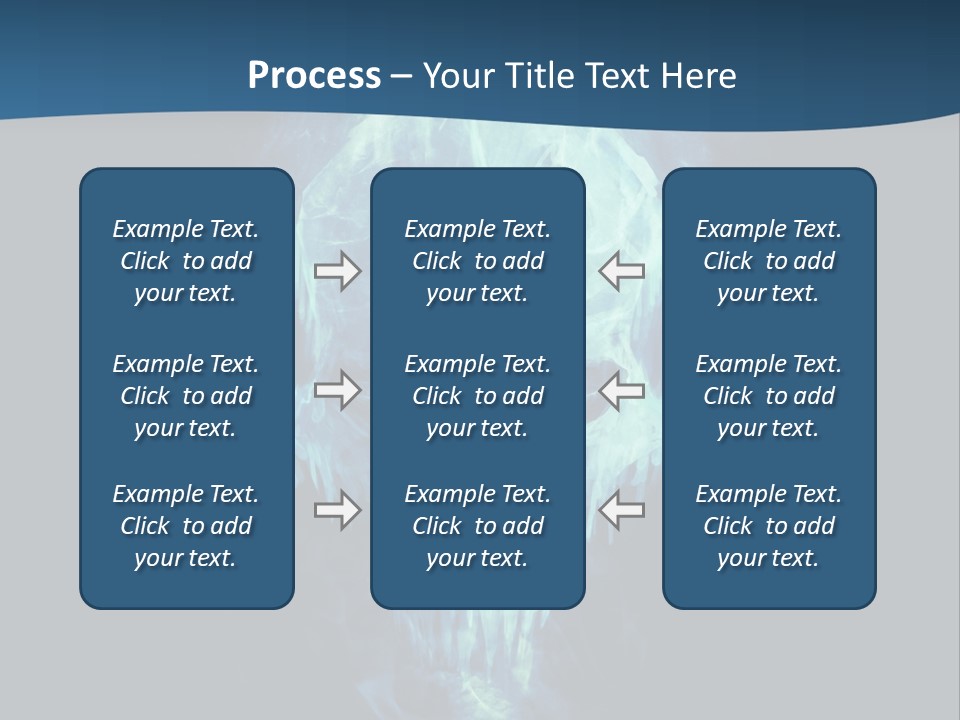 Winter Icon Backdrop PowerPoint Template