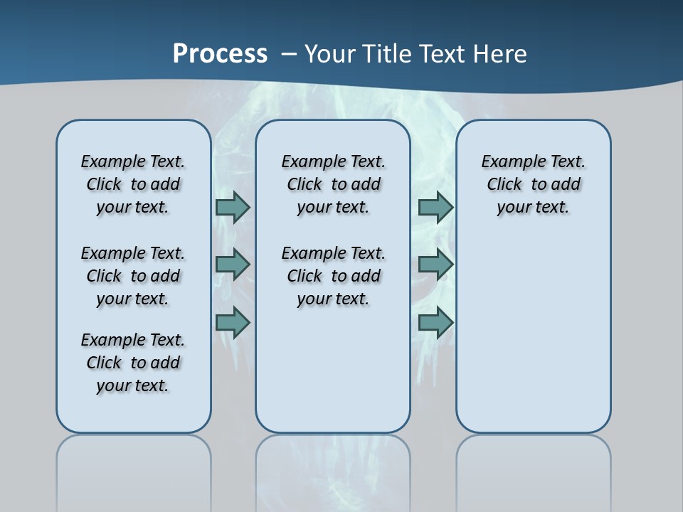 Winter Icon Backdrop PowerPoint Template