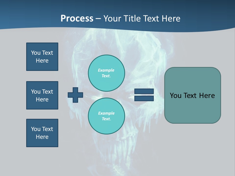 Winter Icon Backdrop PowerPoint Template