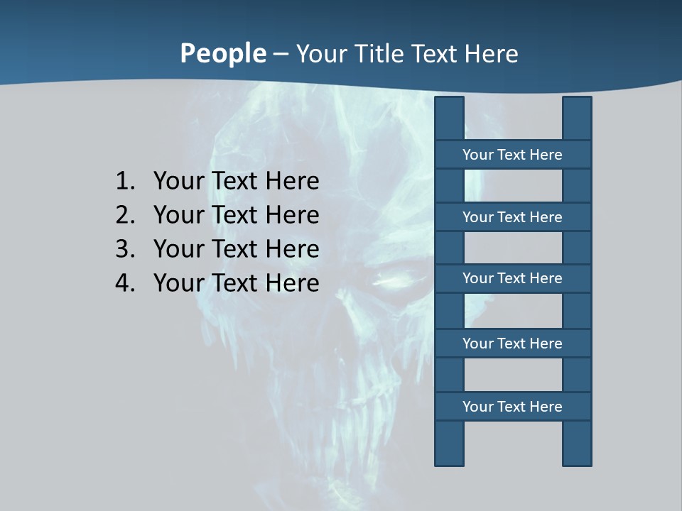 Winter Icon Backdrop PowerPoint Template