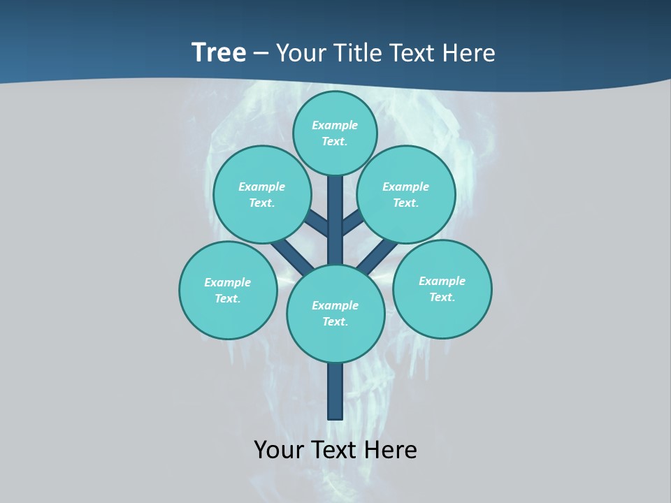 Winter Icon Backdrop PowerPoint Template