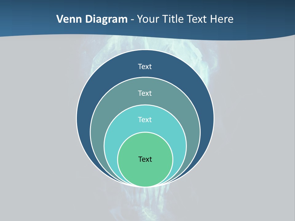 Winter Icon Backdrop PowerPoint Template