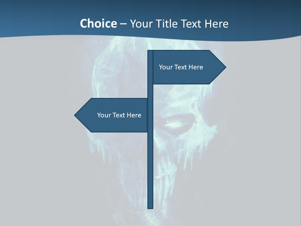 Winter Icon Backdrop PowerPoint Template