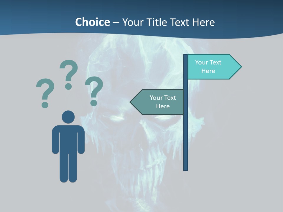 Winter Icon Backdrop PowerPoint Template