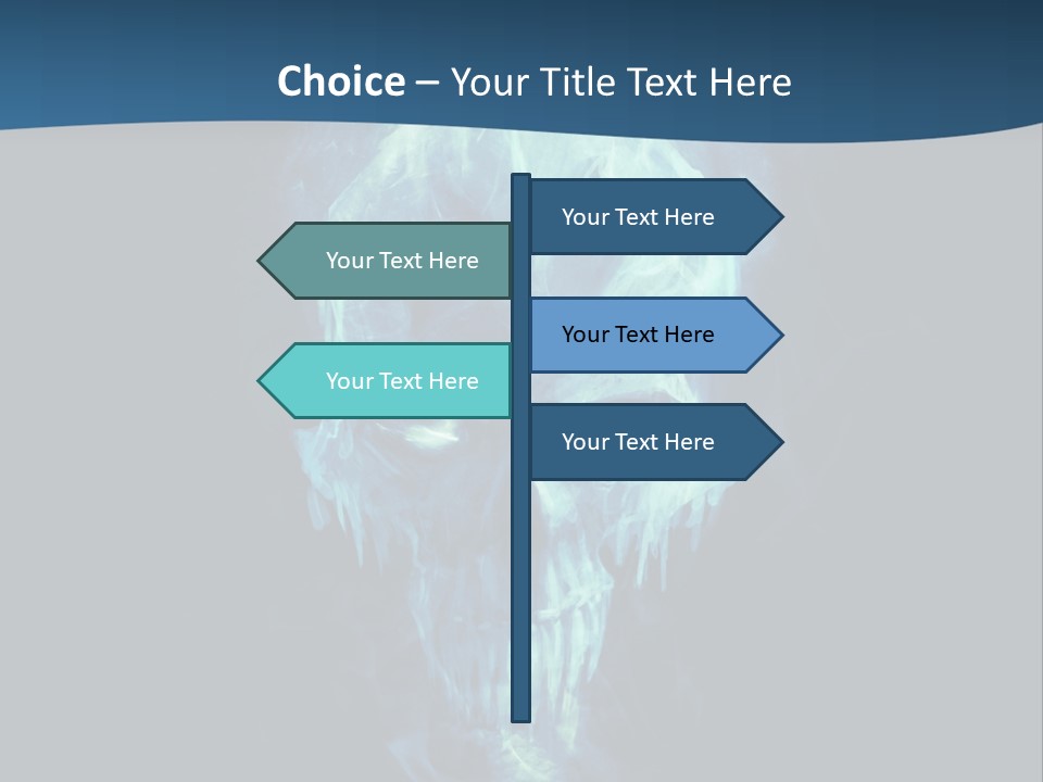 Winter Icon Backdrop PowerPoint Template