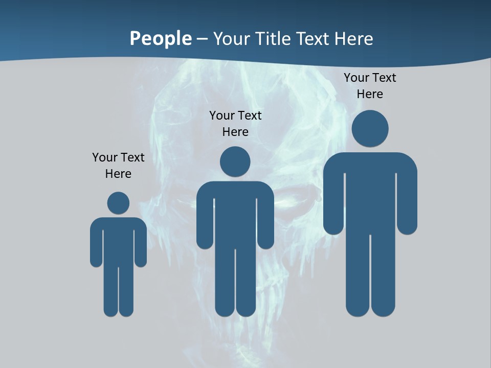 Winter Icon Backdrop PowerPoint Template