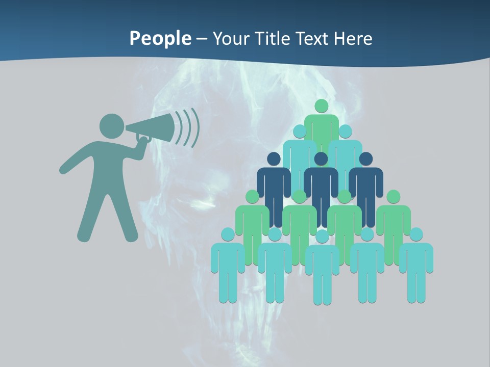 Winter Icon Backdrop PowerPoint Template