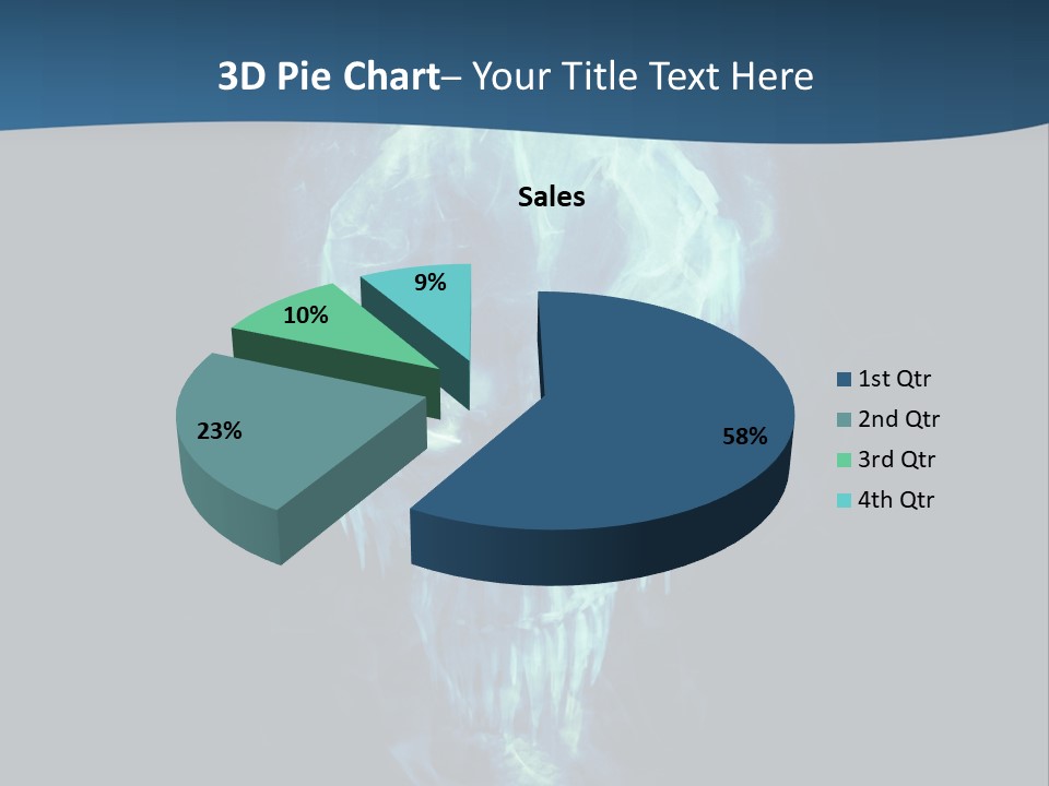 Winter Icon Backdrop PowerPoint Template