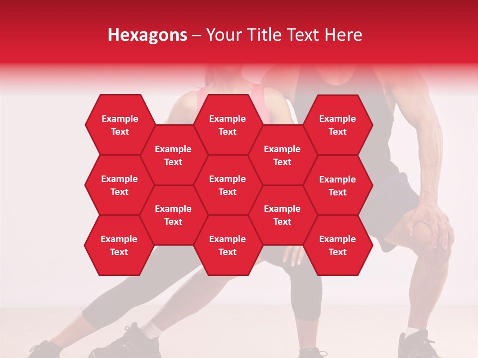 Young Background Fitness PowerPoint Template