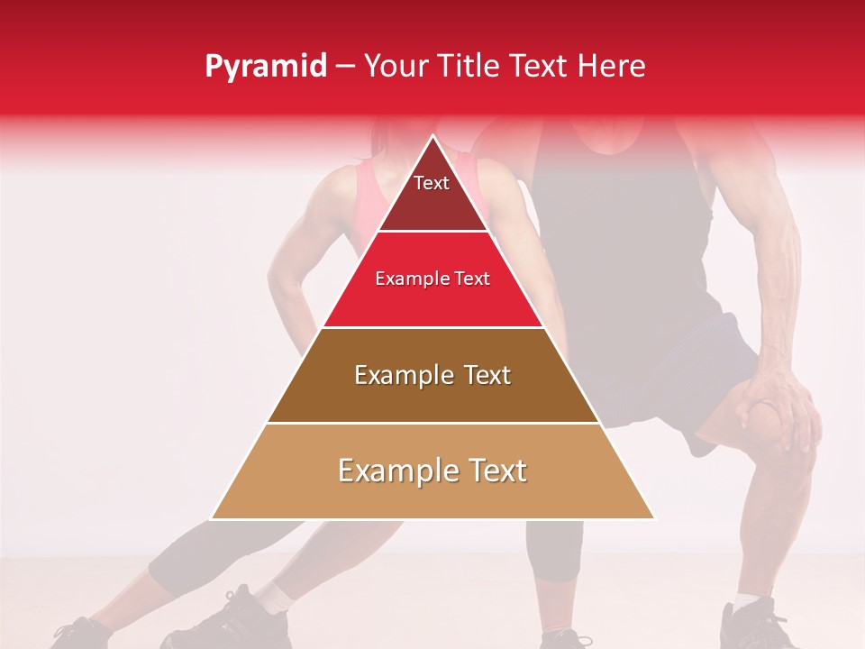 Young Background Fitness PowerPoint Template