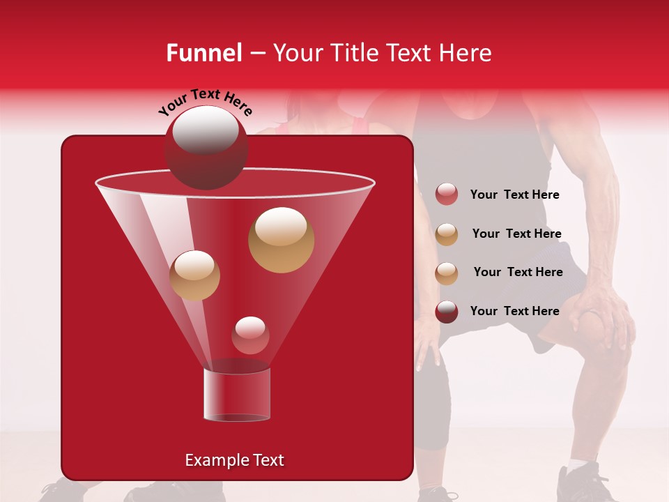 Young Background Fitness PowerPoint Template