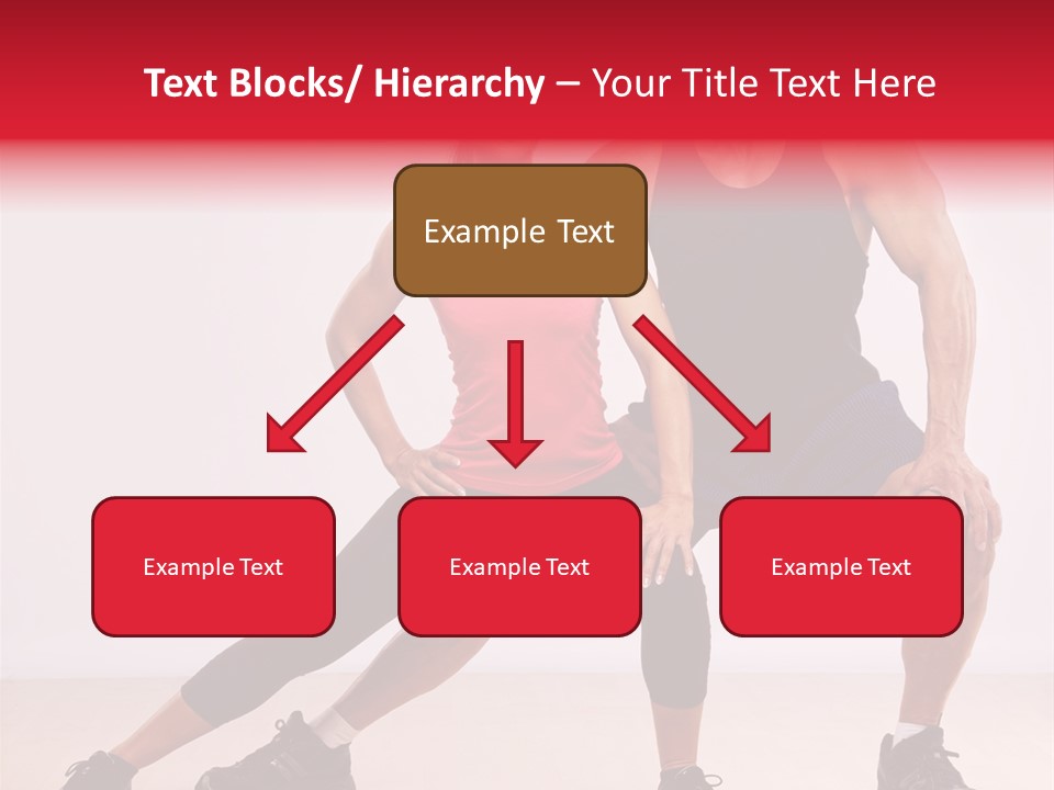 Young Background Fitness PowerPoint Template