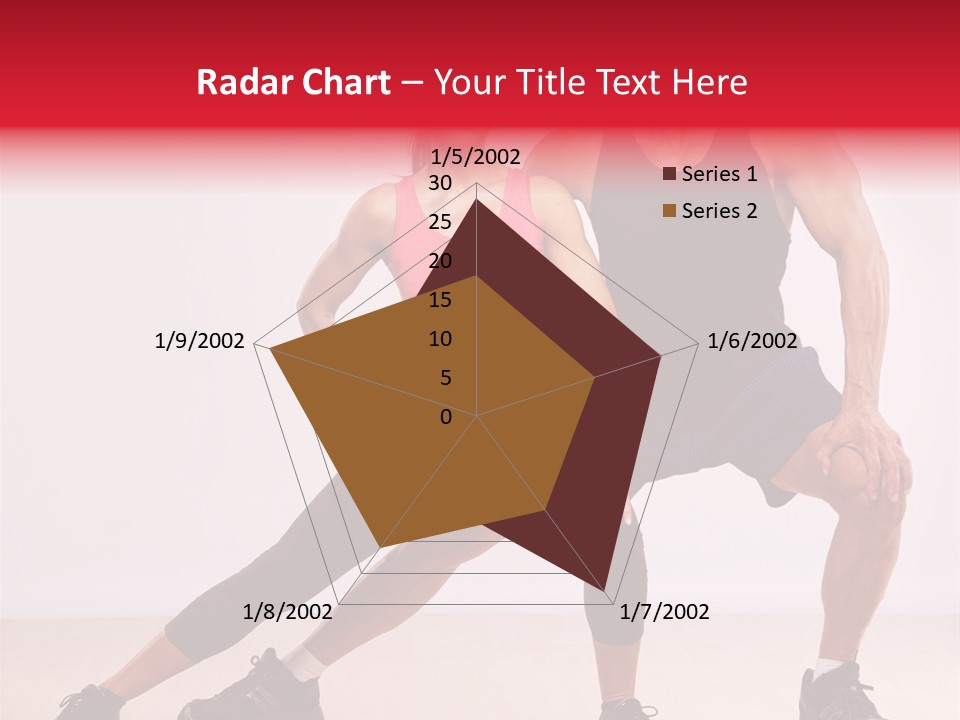 Young Background Fitness PowerPoint Template