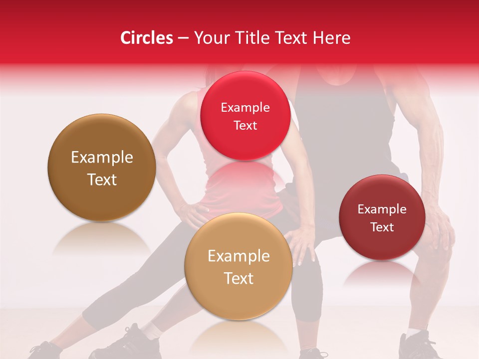 Young Background Fitness PowerPoint Template