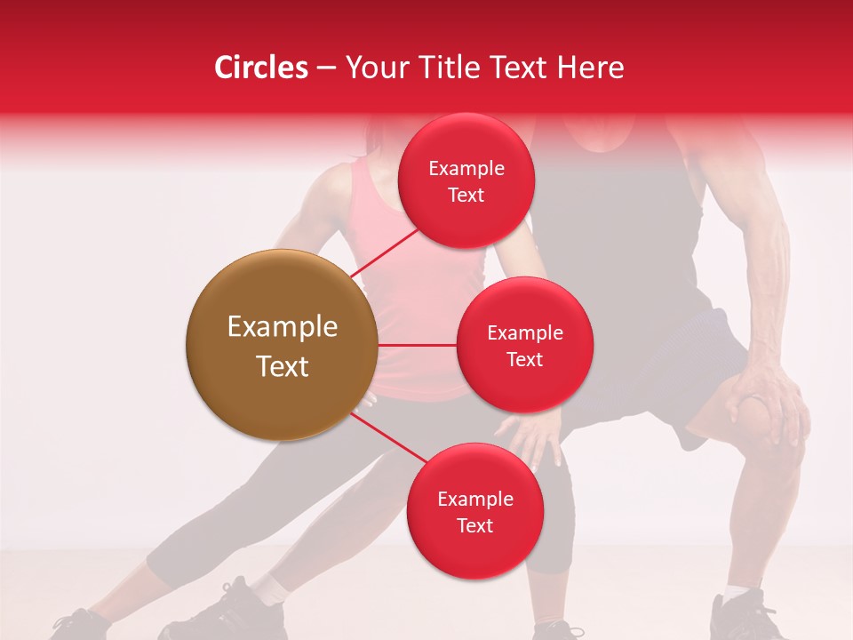 Young Background Fitness PowerPoint Template