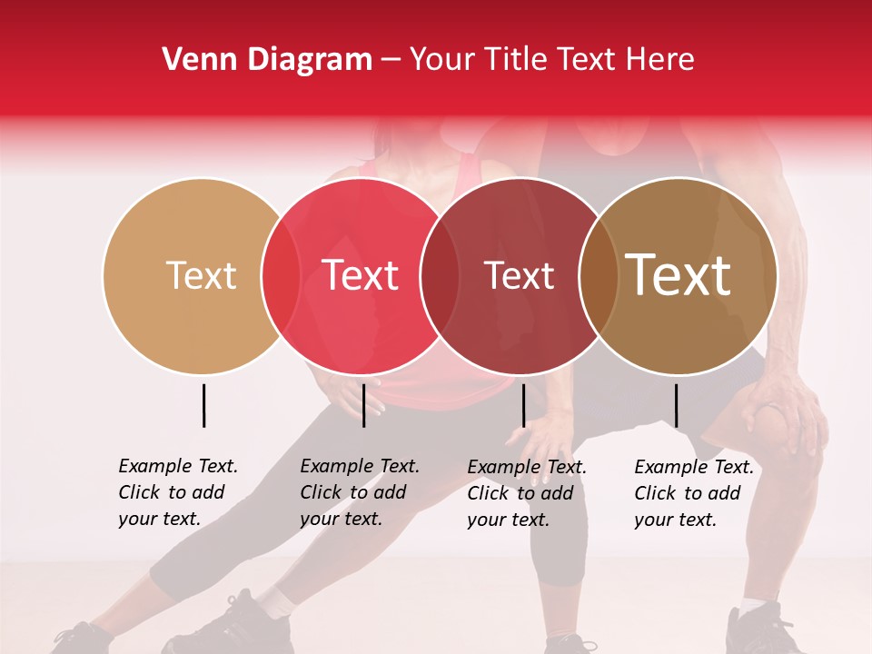 Young Background Fitness PowerPoint Template