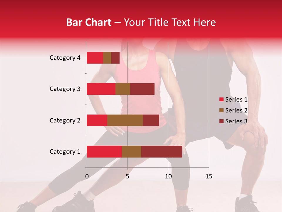 Young Background Fitness PowerPoint Template
