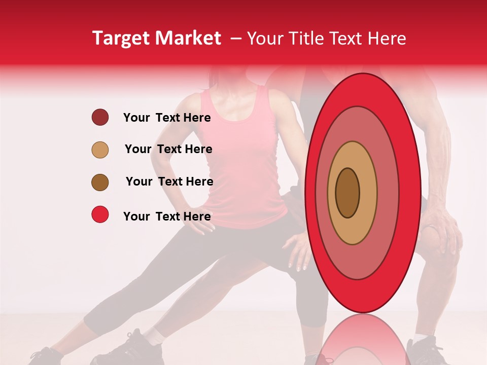 Young Background Fitness PowerPoint Template