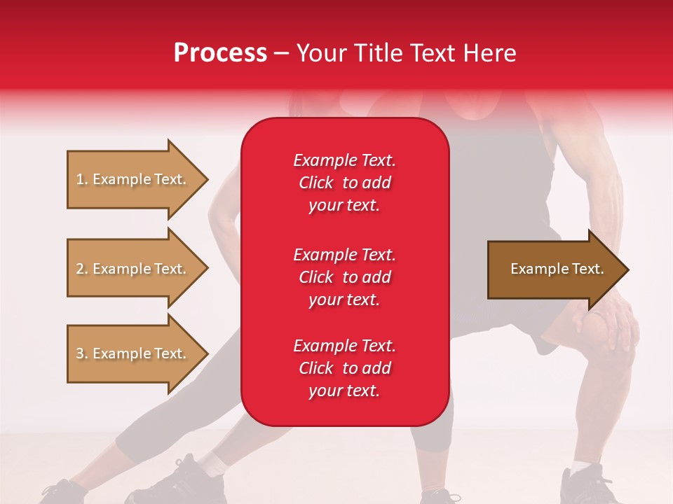 Young Background Fitness PowerPoint Template