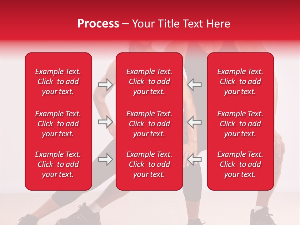 Young Background Fitness PowerPoint Template