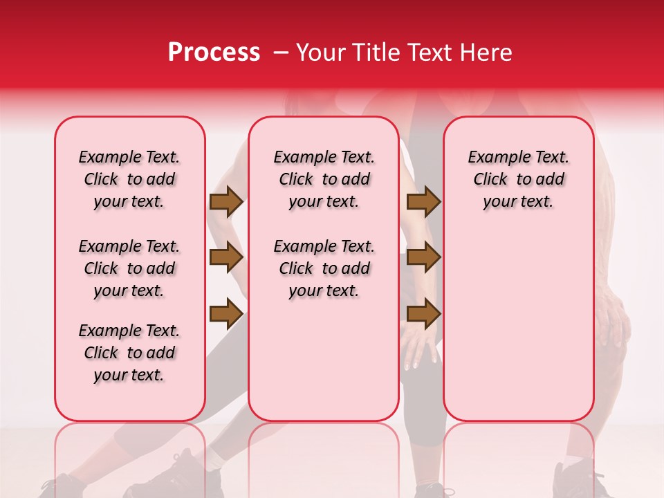 Young Background Fitness PowerPoint Template