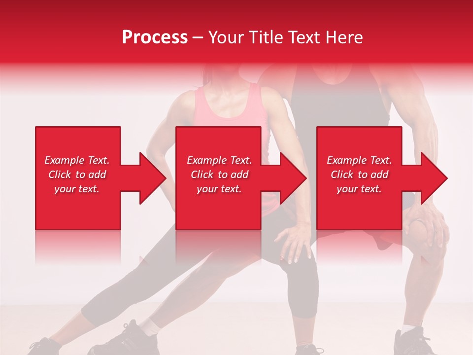 Young Background Fitness PowerPoint Template