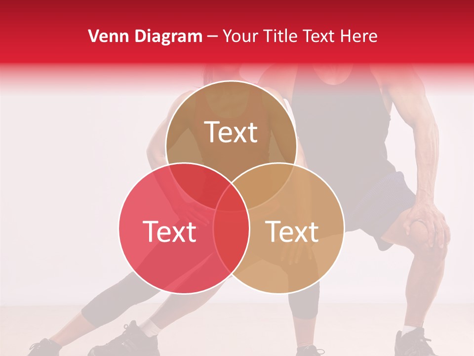 Young Background Fitness PowerPoint Template