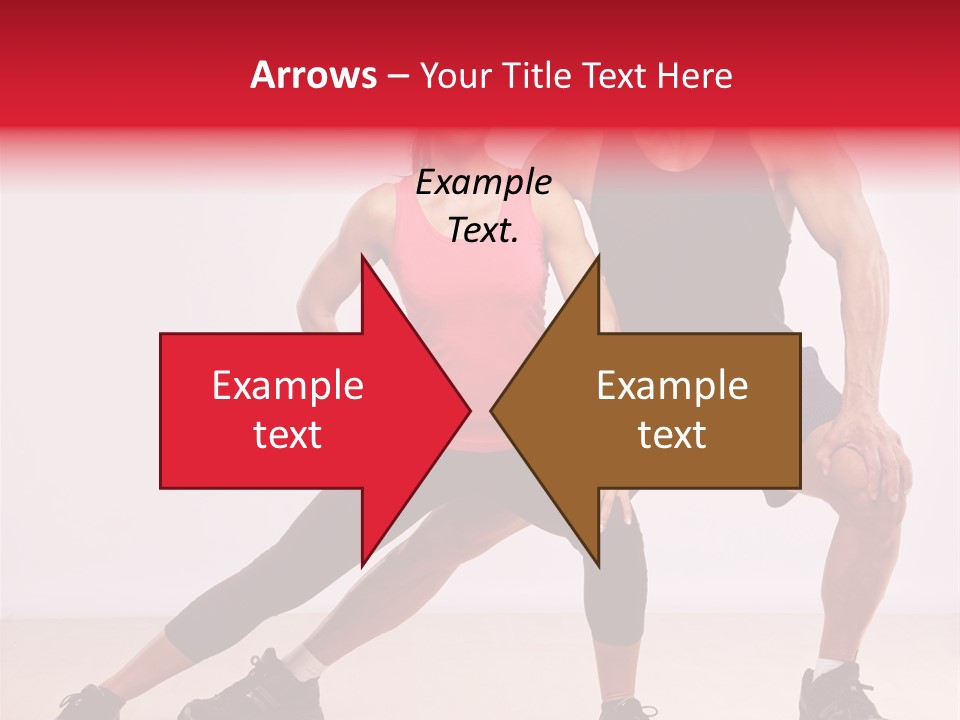 Young Background Fitness PowerPoint Template