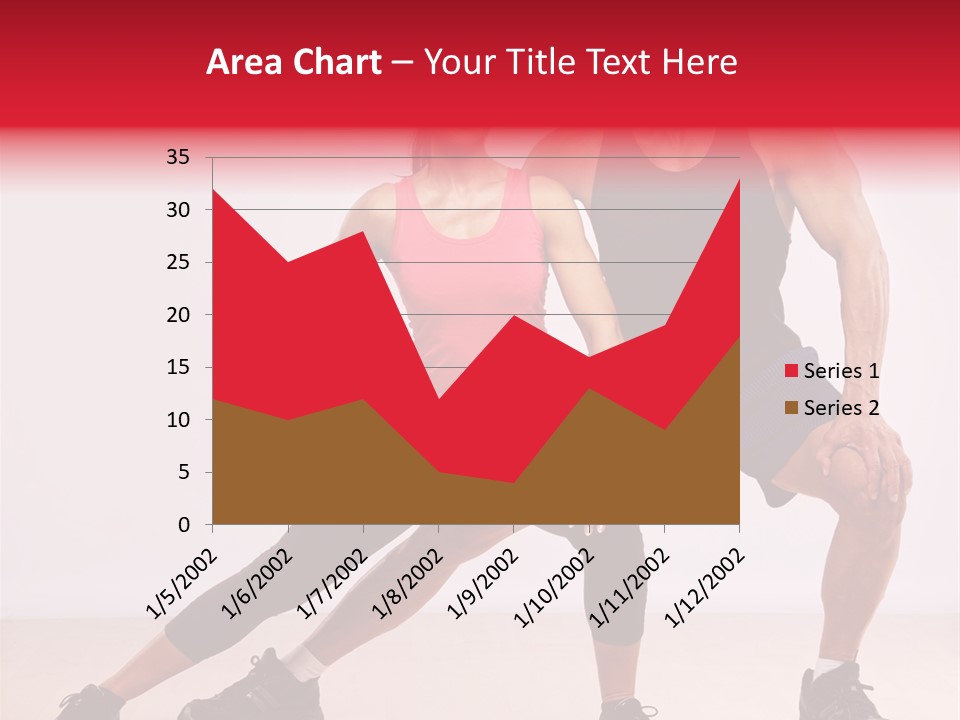 Young Background Fitness PowerPoint Template