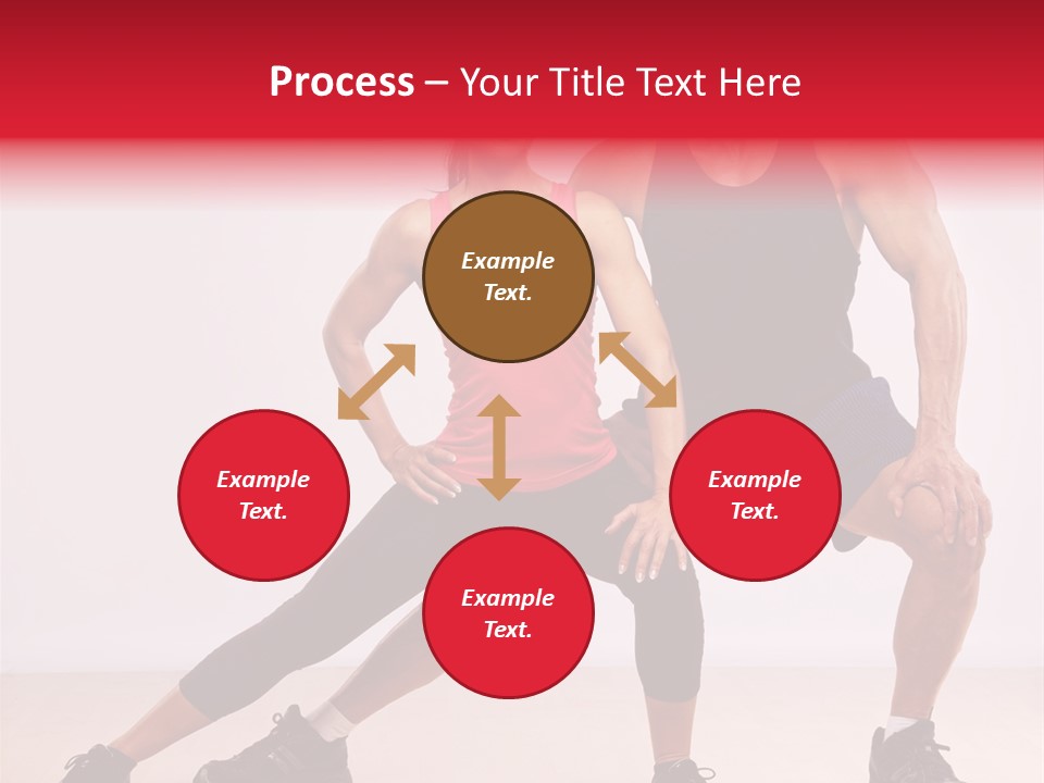 Young Background Fitness PowerPoint Template