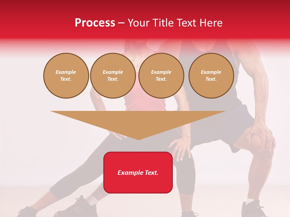 Young Background Fitness PowerPoint Template