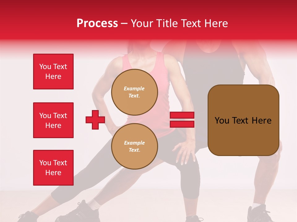 Young Background Fitness PowerPoint Template