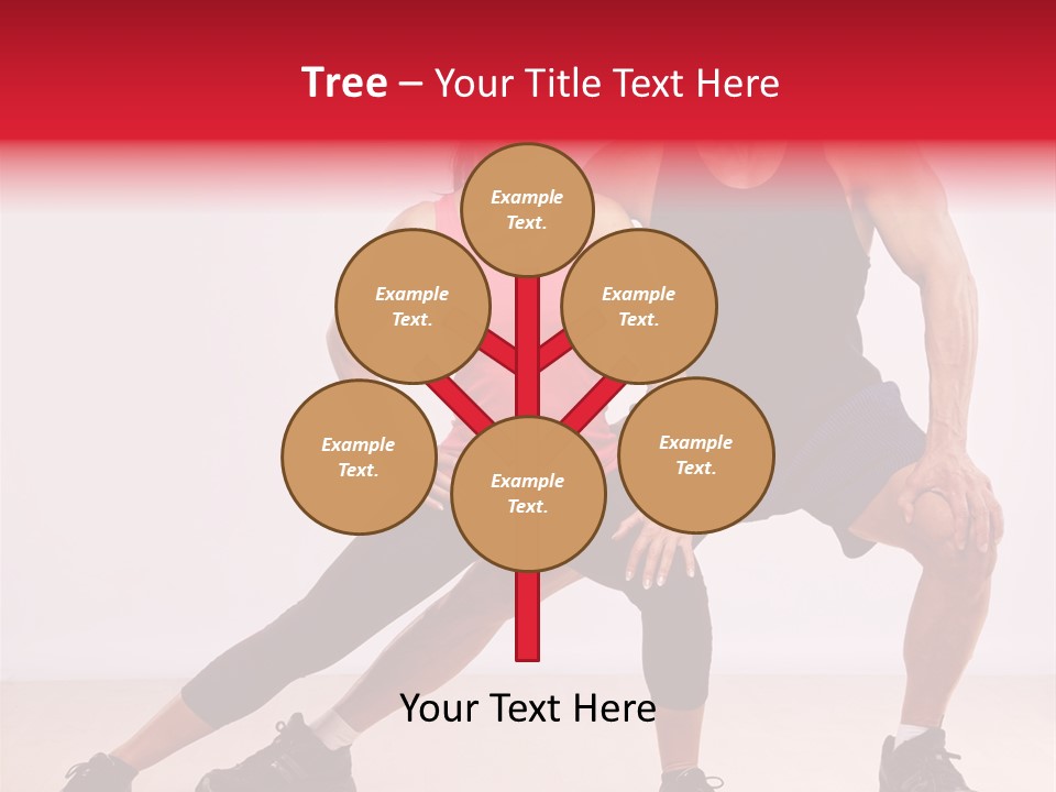 Young Background Fitness PowerPoint Template