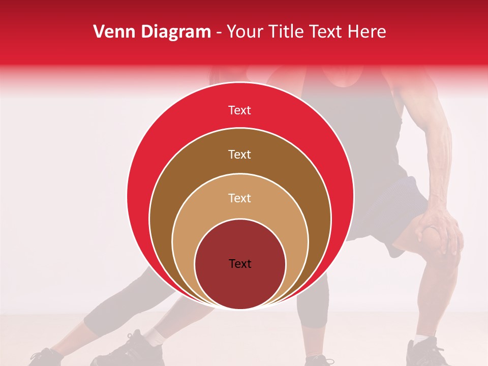 Young Background Fitness PowerPoint Template