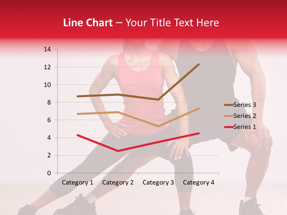 Young Background Fitness PowerPoint Template