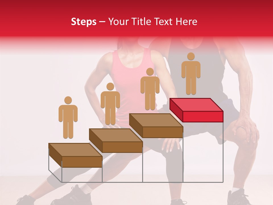 Young Background Fitness PowerPoint Template