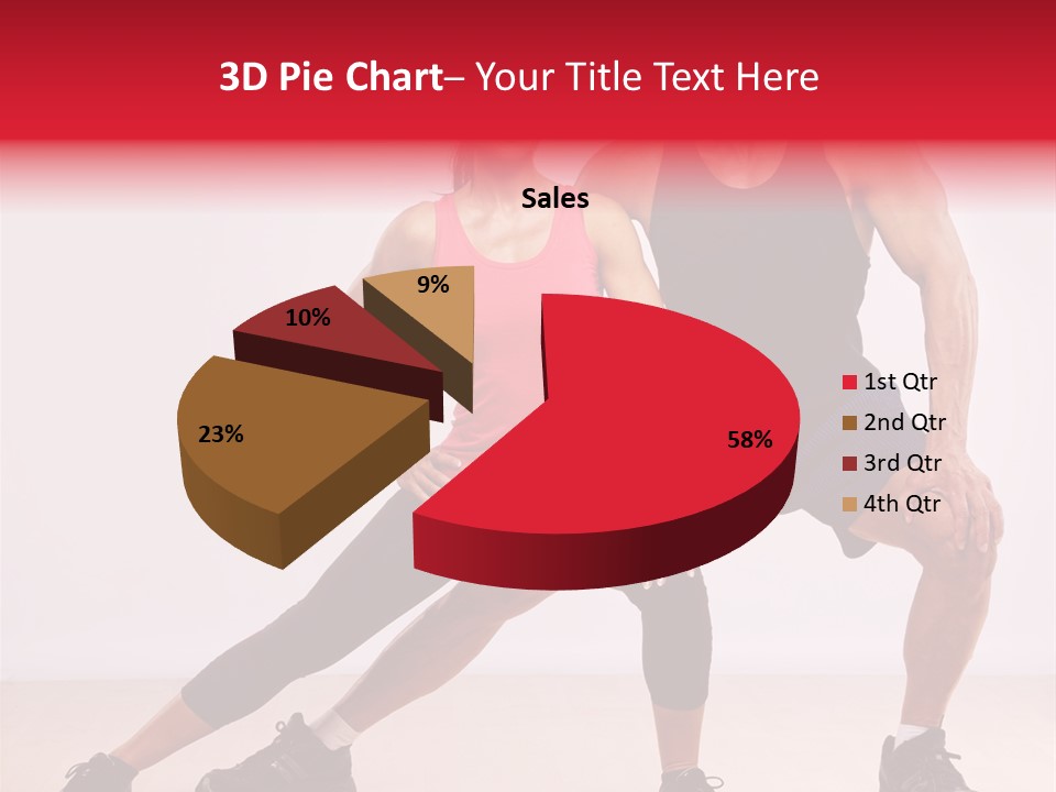 Young Background Fitness PowerPoint Template