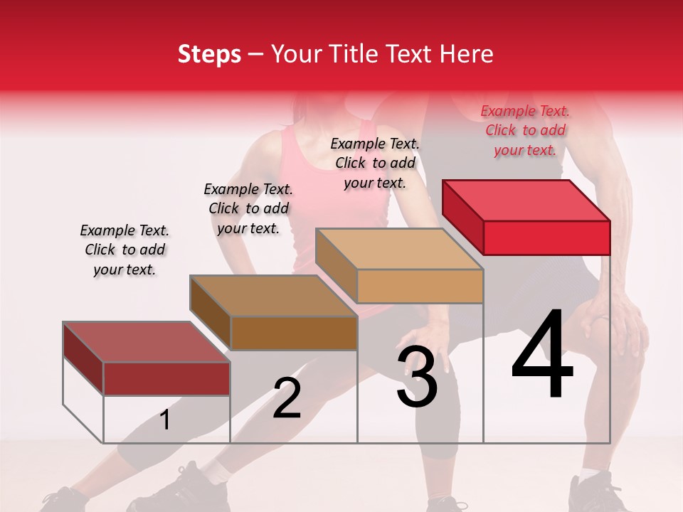 Young Background Fitness PowerPoint Template