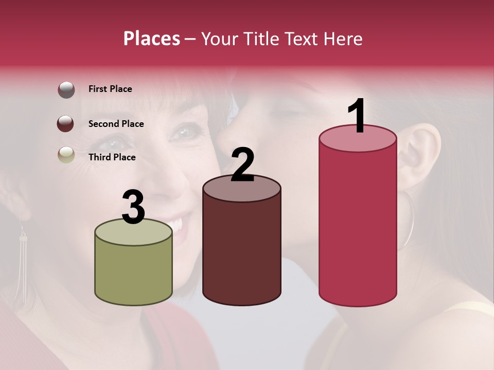 Delighted Female People PowerPoint Template