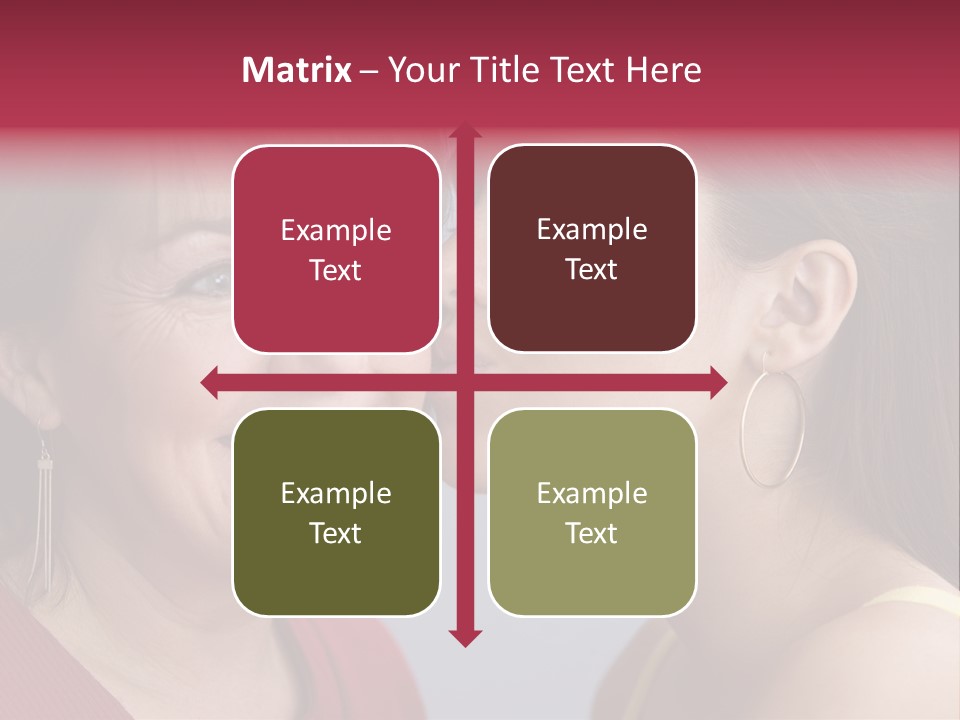 Delighted Female People PowerPoint Template