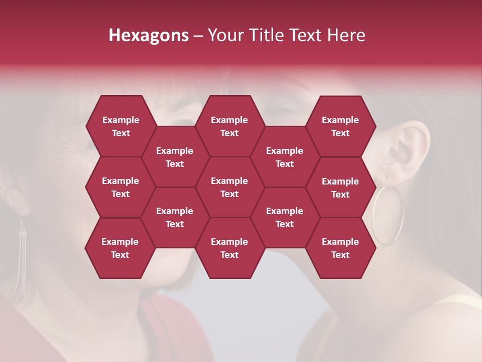 Delighted Female People PowerPoint Template