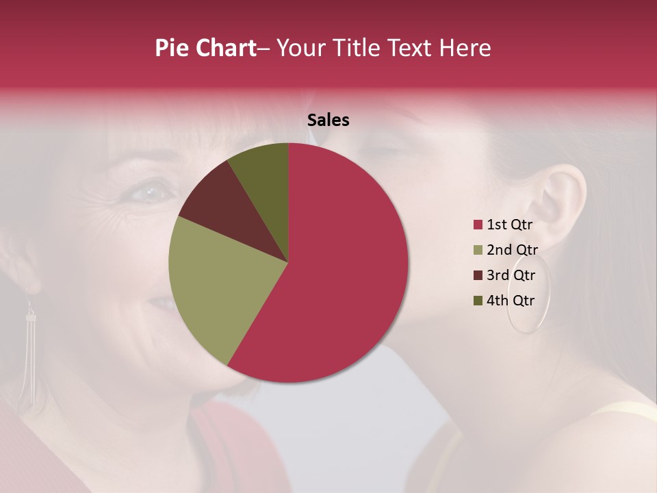 Delighted Female People PowerPoint Template