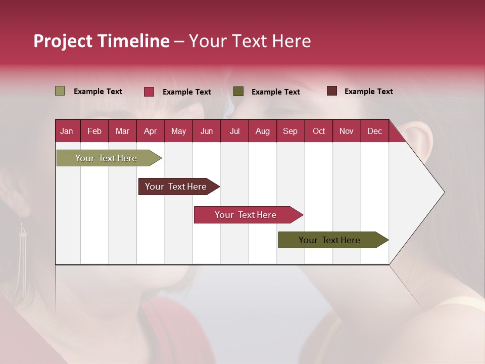Delighted Female People PowerPoint Template
